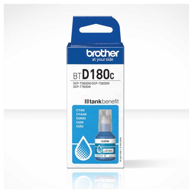 Brother BTD180C Cyan Ink Cartridge (5,000 Pages*) BTD-180C