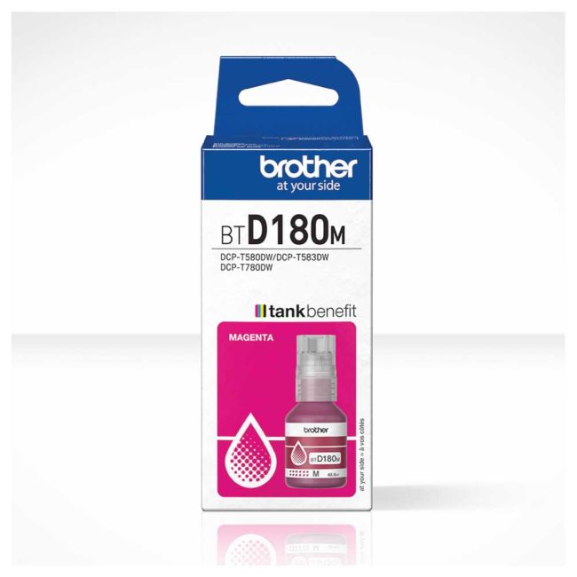 Brother BTD180M Magenta Ink Cartridge (5,000 Pages*) BTD-180M