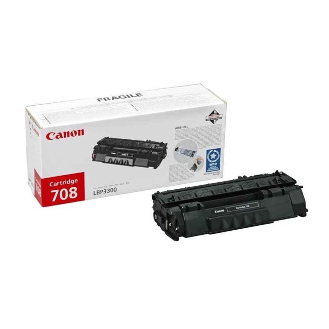 Canon 0266B002AA Black Toner Cartridge 708