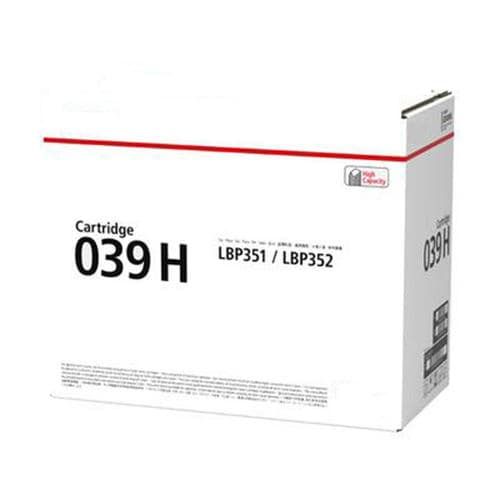 Canon 039H High Yield Black Toner Cartridge (25,000 Pages*)