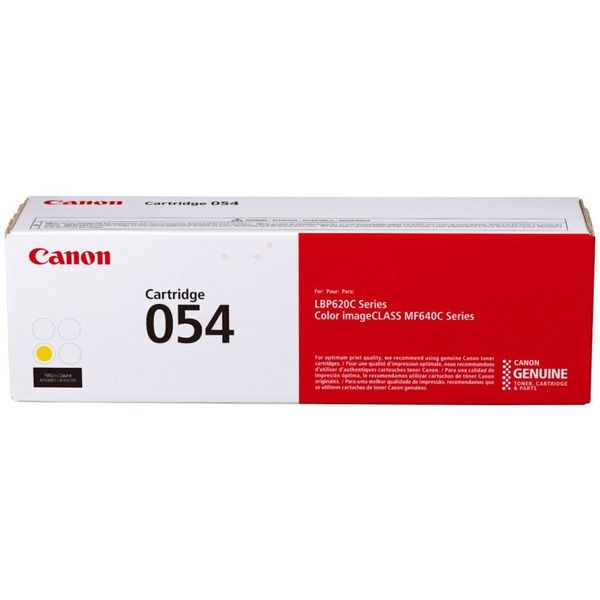 Canon 054 Standard Yellow Toner Cartridge (1,200 Pages*) 3021C002