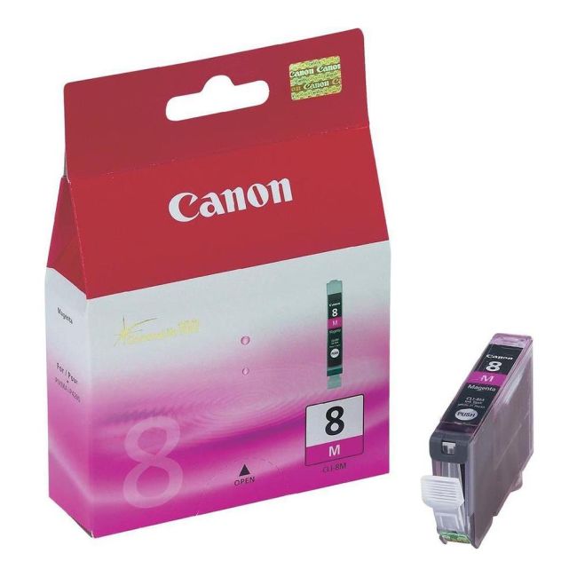 Canon CLI-8M Magenta Ink Cartridge (13ml - 300 pages*) 0622B001