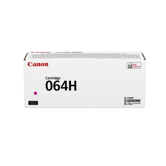 Canon 064H High Yield Magenta Toner Cartridge (10,400 Pages*) 4934C001