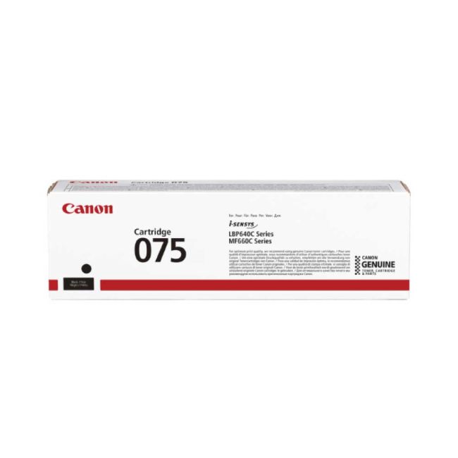 Canon 075 Standard Black Toner Cartridge (1,400 Pages*) 6365C002