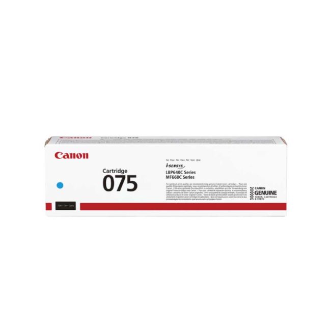 Canon 075 Standard Cyan Toner Cartridge (1,300 Pages*) 6364C002