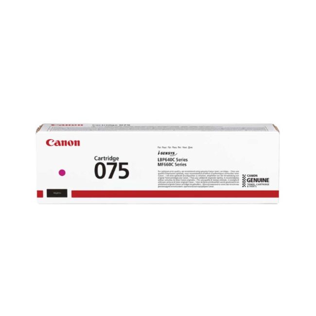 Canon 075 Standard Magenta Toner Cartridge (1,300 Pages*) 6363C002
