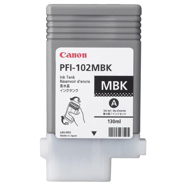 Canon PFI-102MBK Matte Black Ink (130ml) 0894B001AA