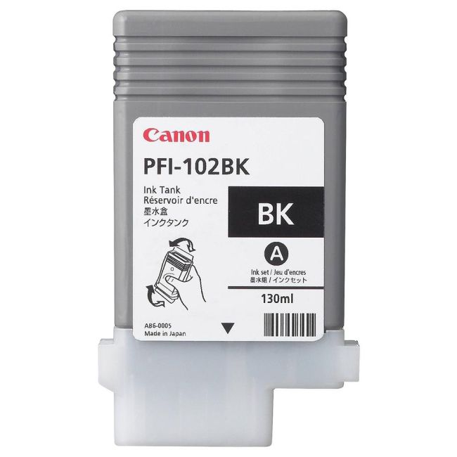 Canon PFI-102BK Black Ink (130ml) 0895B001AA
