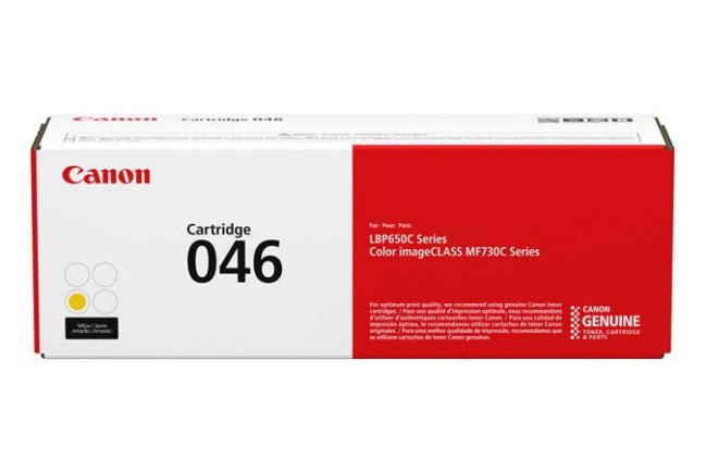 Canon 046 Standard Yellow Toner (2,300 Pages*) 1247C002AA