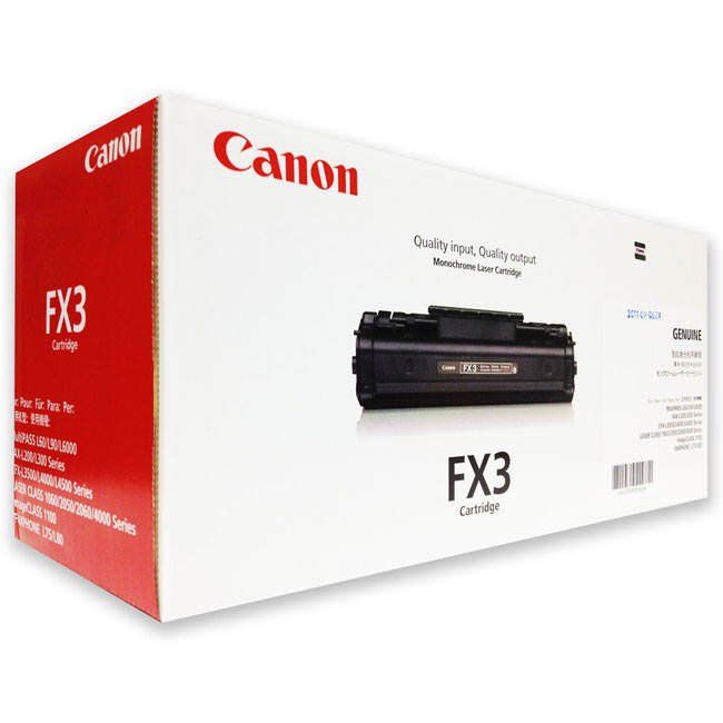 Canon 1557A003BA Black Toner Cartridge FX3
