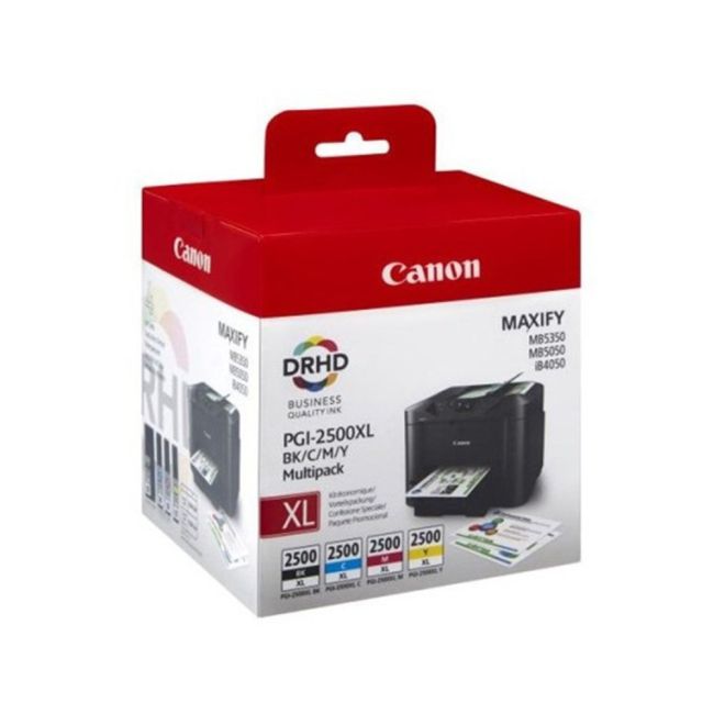 Canon PGI-2500XL High Yield CMYK Ink Cartridge Multipack - 9254B010