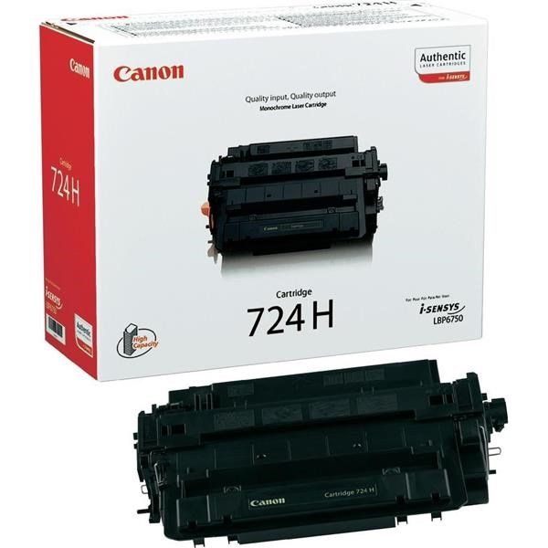 Canon 724H High Yield Black Toner (12,500 pages*) 3482B002AA