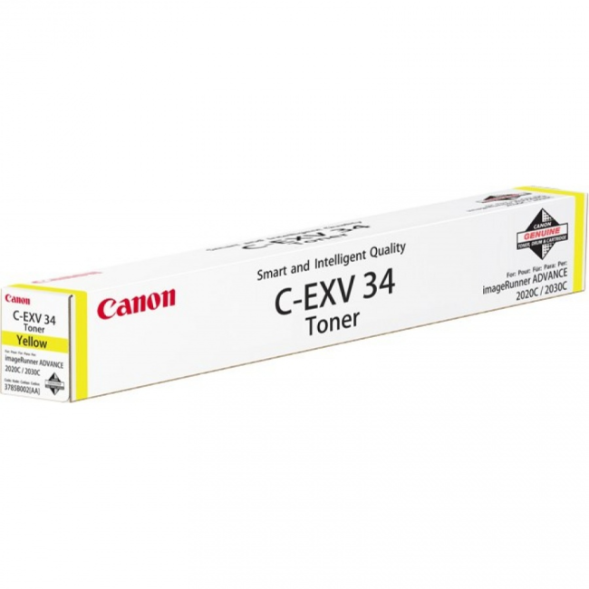 Canon 3785B002 C-EXV34 Yellow Toner Cartridge 3785B002AA