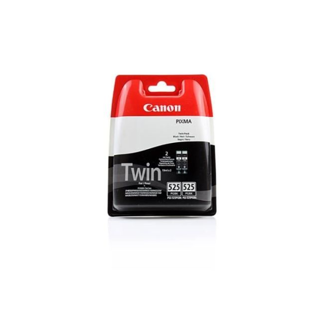 Canon PGI-525PGBK Pigment Black Ink Cartridge (Twin Pack) - 4529B017