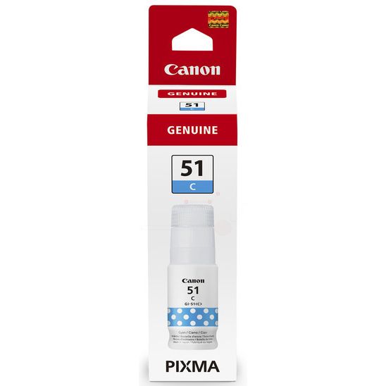 Canon GI-51C Cyan Ink Cartridge (7,700 Pages*) 4546C001AA