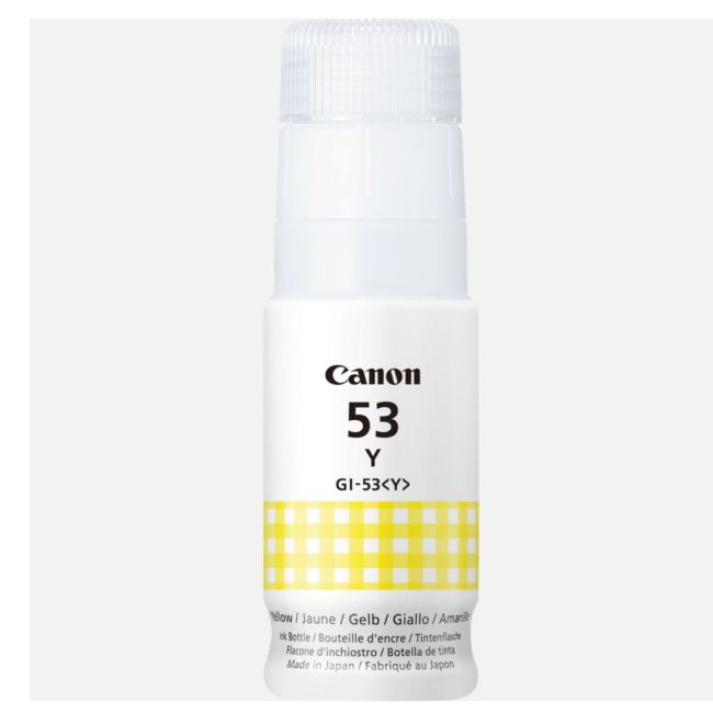 Canon GI-53Y Yellow Ink Cartridge (8,000 Pages*) 4690C001 