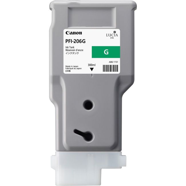 Canon 5310B001AA PFI-206G Green Ink Tank (300ml) 5310B001