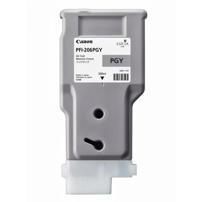 Canon 5313B001AA PFI-206PGY Photo Gray Ink Tank (300ml)