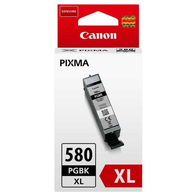 Canon PGI-580PGBKXL High Capacity Pigment Black Ink Cartridge 2024C001