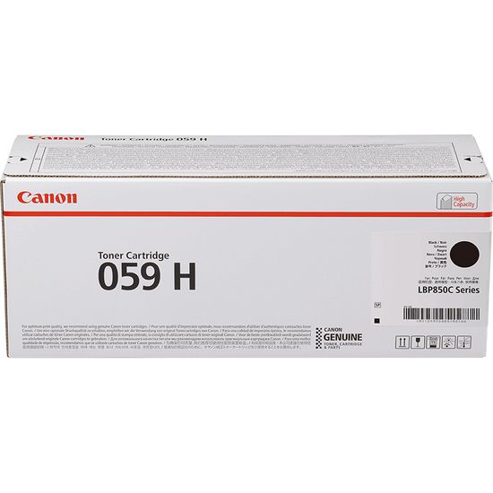 Canon 059HBK Black Toner Cartridge (15,500 Pages*)