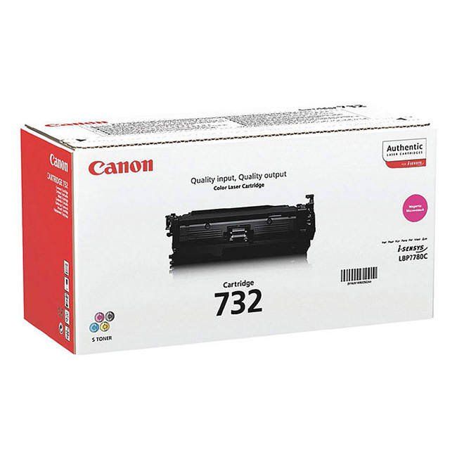 Canon 6261B002AA 732 Magenta Toner Cartridge (6,400 pages*) 6261B002