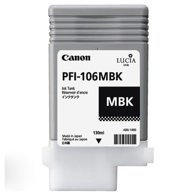 Canon 6620B00 PFI-106MBK Matte Black Ink Tank (130ml) 6620B001AA
