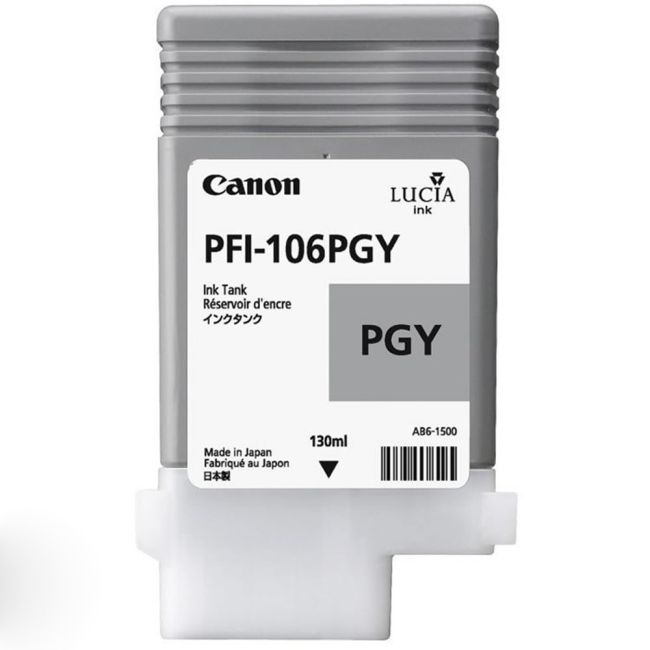 Canon 6631B001 PFI-106PGY Photo Grey Ink Tank (130ml) 6631B001AA