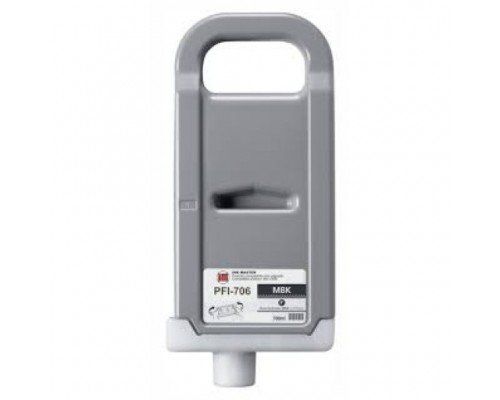 Canon 6680B001AA PFI-706MBK Matte Black Ink Tank 700ml