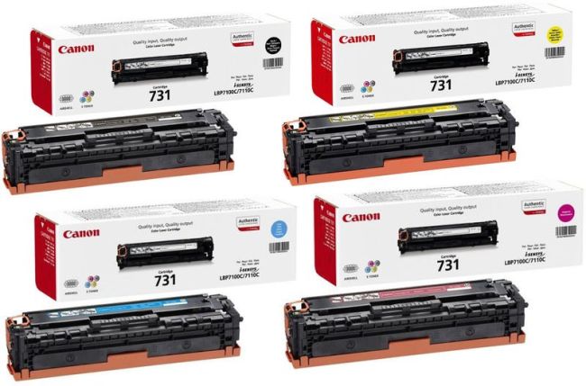 Canon 731 CMYK Toner Cartridge Multipack