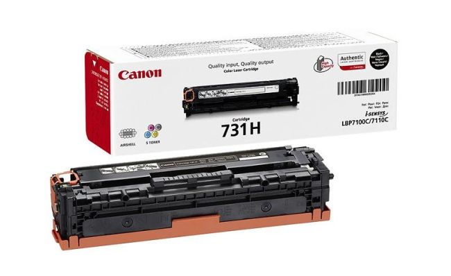 Canon 6273B002 731BKH High Yield Black Toner Cartridge (2,400 pages*)