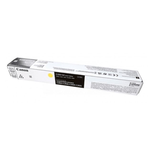 Canon C-EXV64 Yellow Toner Cartridge (25,500 Pages*) 5756C002