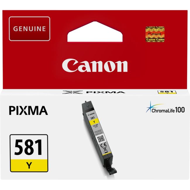 Canon CLI-581Y Standard Yellow Ink Cartridge 2105C001