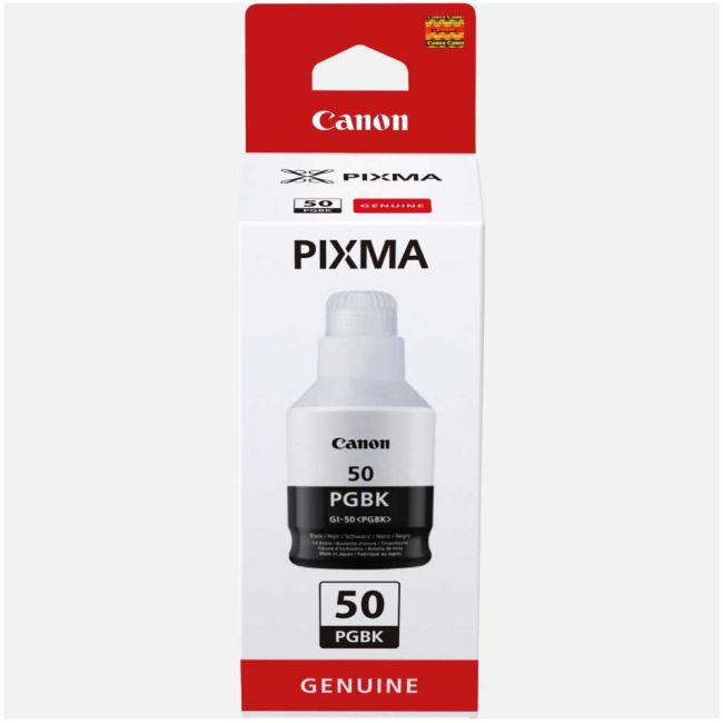 Canon GI-50PGBK Black Ink Cartridge (6,000 Pages*) 3386C001 