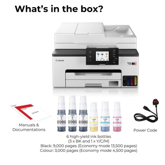 Canon MAXIFY GX2050 A4 Colour Multifunction Inkjet Printer