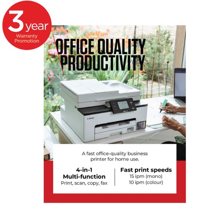 Canon MAXIFY GX2050 A4 Colour Multifunction Inkjet Printer