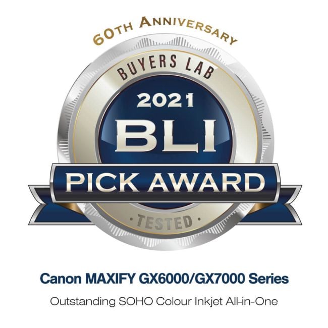 Canon MAXIFY GX6050 A4 Colour Multifunctional Inkjet Printer Award