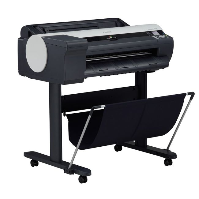 Canon imagePROGRAF iPF6400SE 24-in Colour Inkjet Printer with Roll Feed, Stand & Basket - DISCONTINUED