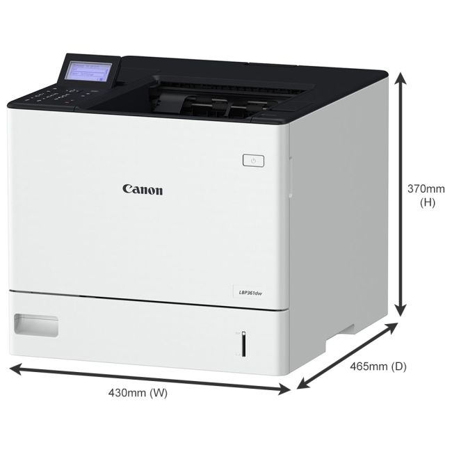 Canon i-SENSYS LBP361dw A4 Mono Laser Printer