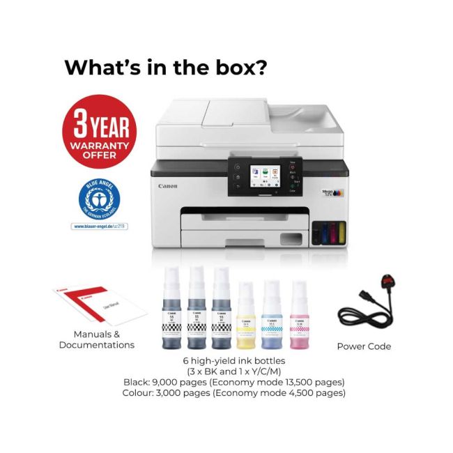 Canon MAXIFY GX2050 A4 Colour Multifunction Inkjet Printer ** Clearance ** 