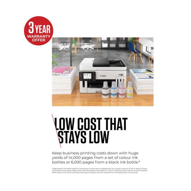 Canon MAXIFY GX6150 A4 Colour Multifunction Inkjet Printer