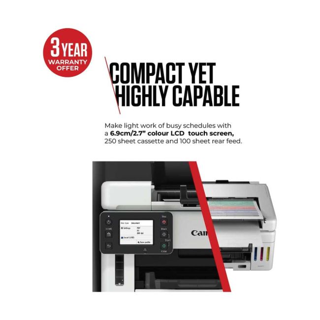 Canon MAXIFY GX6550 A4 Colour Multifunction Inkjet Printer