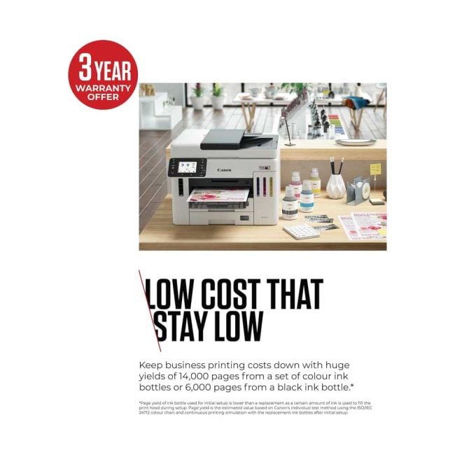 Canon MAXIFY GX7150 A4 Colour Multifunction Inkjet Printer