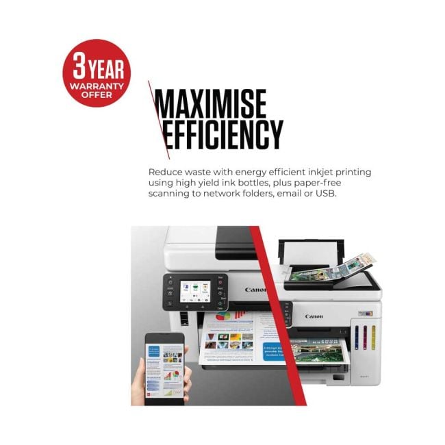 Canon MAXIFY GX7150 A4 Colour Multifunction Inkjet Printer