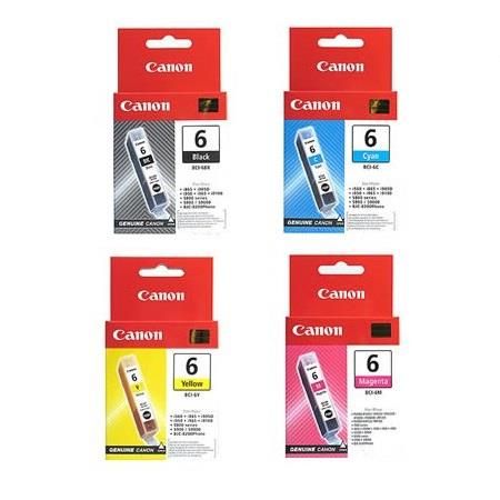 Canon BCI-6 CMYK Ink Cartridge Pack