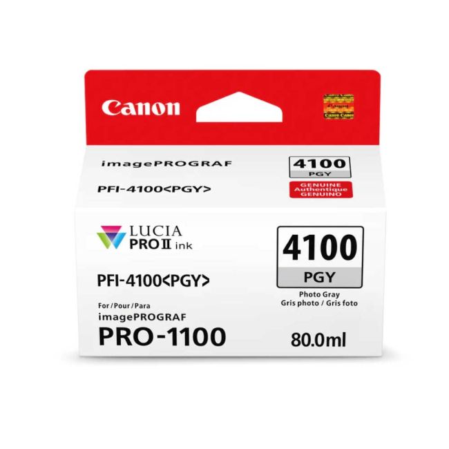 Canon PFI-4100PGY Photo Gray Ink Cartridge 6784C001