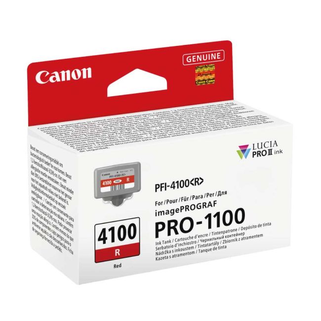 Canon PFI-4100R Red Ink Cartridge 6785C001