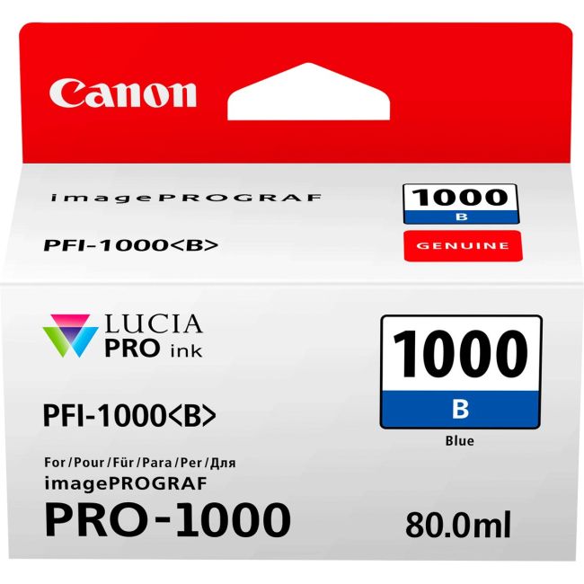 Canon 0555C001AA PFI-1000 Blue Ink Tank 80ml 0555C001