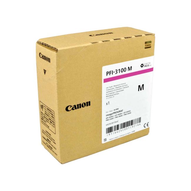 Canon PFI-3100M Magenta Ink Cartridge (160ml) 6424C001