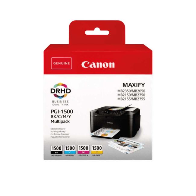 Canon PGI-1500 CMYK Ink Cartridge Multi Pack - 9218B006