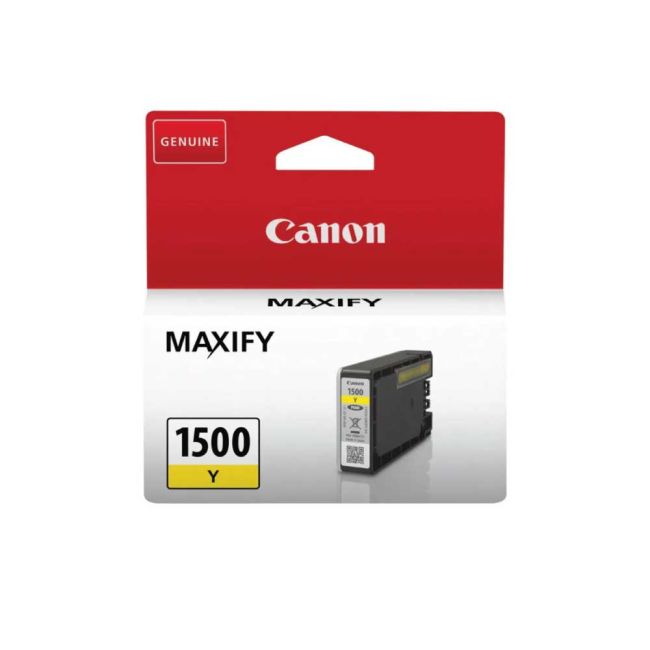 Canon PGI-1500Y Yellow Ink Cartridge (300 Pages*) 9231B001